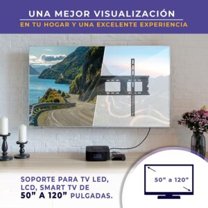 Soporte fijo para pantallas gigantes de cine en casa