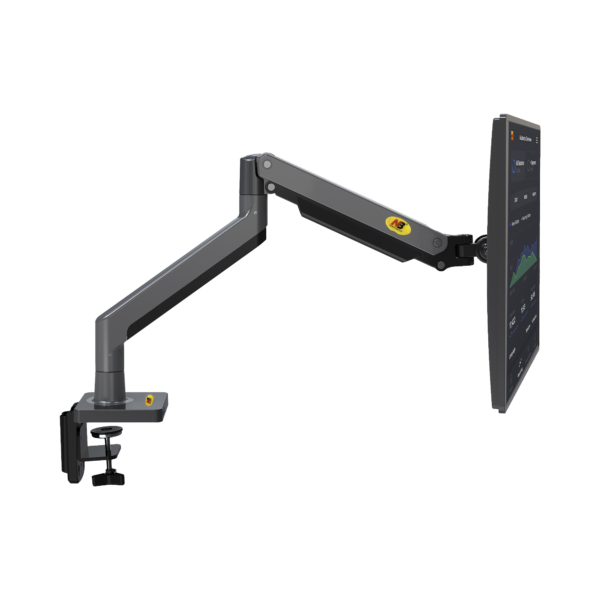 Montaje de Escritorio Articulado para Monitores de 22-40" / Soporta hasta 15 kg / Vesa 75 x 75 / 100 x 100 / Acero / Giro: 360°