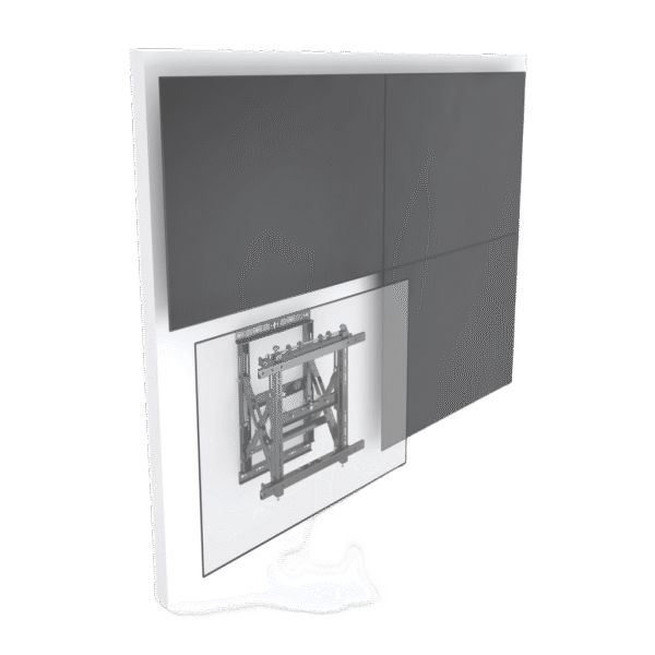 Soporte Modular de Pared para Videowall | Pop Out | Peso Máx. Sopotado 50 Kg | Soporta Formato Horizontal y Vertical.