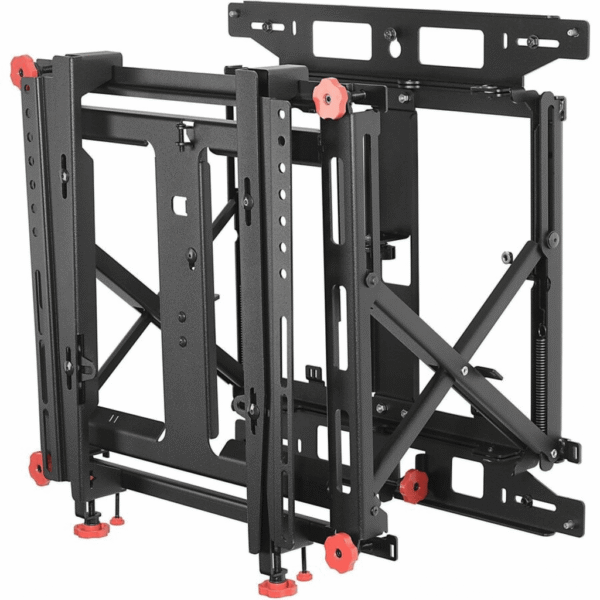 Soporte Muro para video wall LCD / Liberación Rápida / Para Pantallas 46"-60" / Ajuste Micro Sin Herramientas XYZ 1.5" / VESA 600x400 mm / Carga Máxima 56Kg / Gestión Integrada de Cables