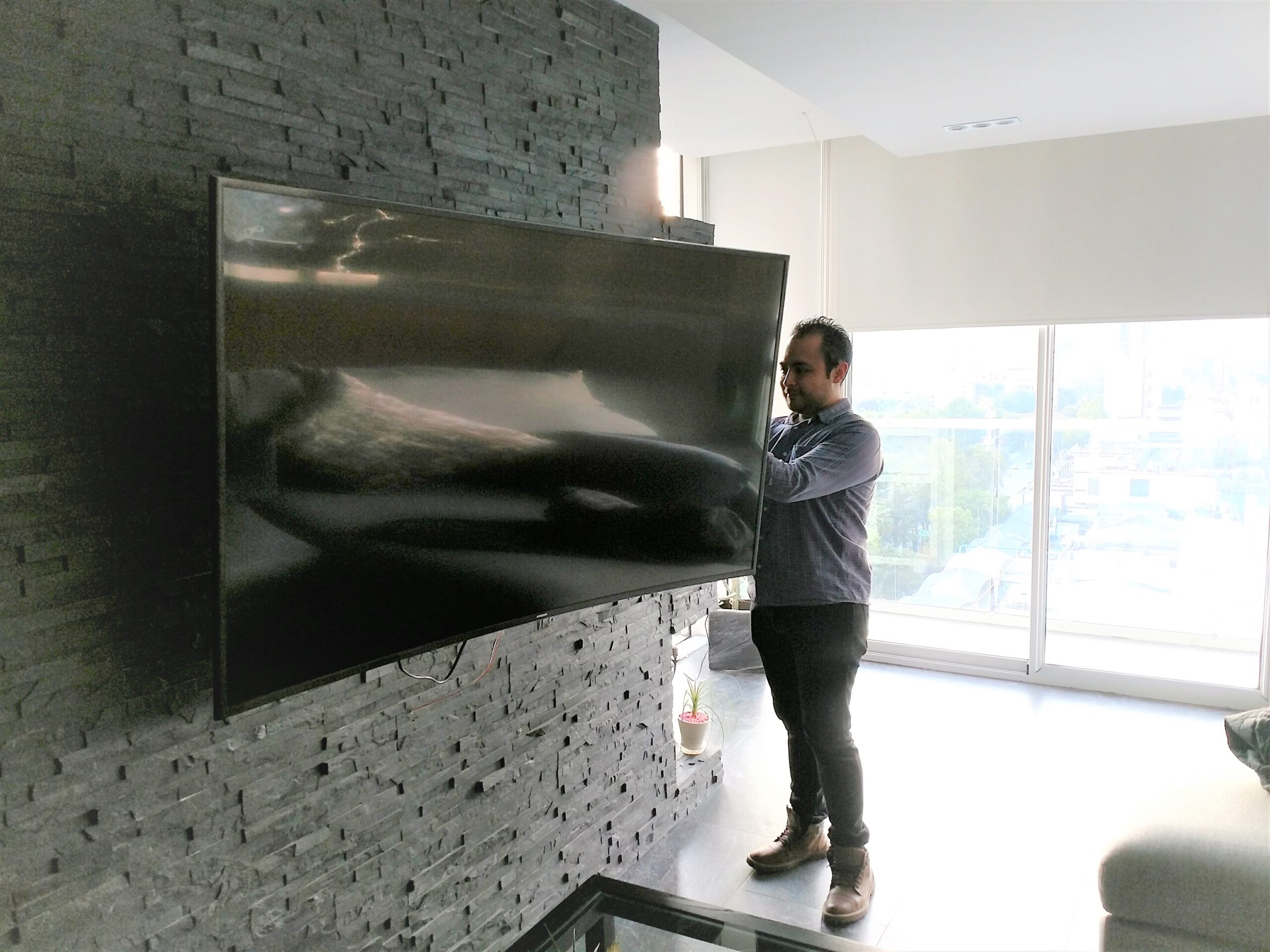 venta e instalación de soportes para pantalla en el df