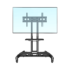 Soporte Móvil de Pantalla 32"-75" con Ruedas | Altura Ajustable | Carga 45.5 kg