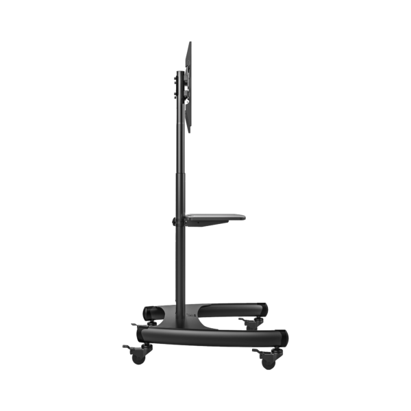 Soporte Móvil de Pantalla 32"-75" con Ruedas | Altura Ajustable | Carga 45.5 kg