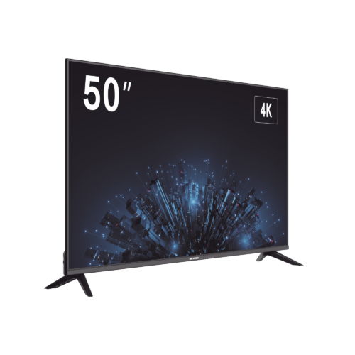 Monitor LED 4K de 50" / 3 Entradas HDMI / Compatible con Montaje VESA (200 X 200) / Bocinas Integradas / Uso 24/7 Monitor LED Hikvision 50" 4K UHD | Operación 24/7 | Bisel Ultra Estrecho