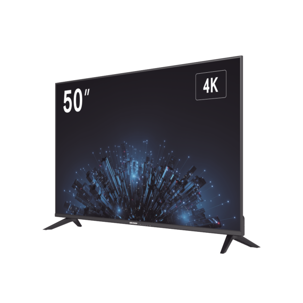 Monitor LED 4K de 50" / 3 Entradas HDMI / Compatible con Montaje VESA (200 X 200) / Bocinas Integradas / Uso 24/7 Monitor LED Hikvision 50" 4K UHD | Operación 24/7 | Bisel Ultra Estrecho