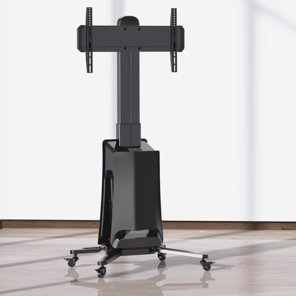 MONTAJE DE PISO MOVIL PARA PANTALLAS 55-80IN AJUSTABLE MOTORIZADO Soporte Móvil Motorizado para Pantalla 55"-80" | EPCOM G85NB | Carga 45.5 kg