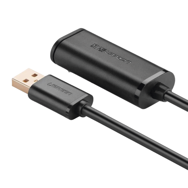 10321-AD-2-l.png Cable de Extensión Activo USB 2.0 / 10 Metros / Macho-Hembra / Booster individual FE1.1S incorporado / Velocidad de hasta 480 Mbps / Ideal para impresoras, consolas , Webcam, etc.