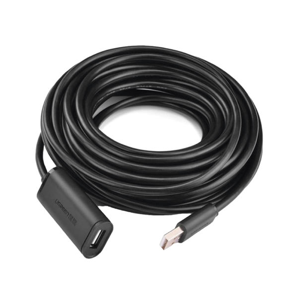 10321-AD-3-l.png Cable de Extensión Activo USB 2.0 / 10 Metros / Macho-Hembra / Booster individual FE1.1S incorporado / Velocidad de hasta 480 Mbps / Ideal para impresoras, consolas , Webcam, etc.