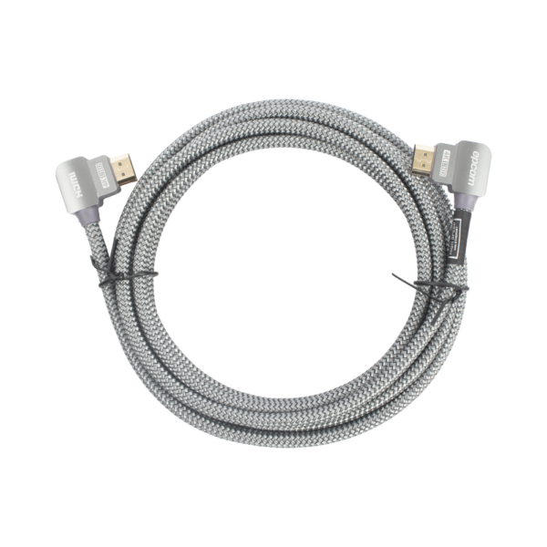 EP90H3M-AD-1-l.png Cable HDMI Ángulo 90° | 3 Metros (9.84 Pies) | Alta Definición | Versión 2.0 | Alta Velocidad 18Gbps | 4K@60Hz |
