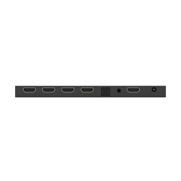 Splitter HDMI 1x4 | 1 Entrada a 4 salidas (Simultaneas) | 4K@60Hz | Extractor de Audio | Down Scaler | HDR  4:4:4 | EDID | 18Gbps