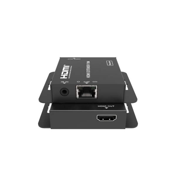EPCED970-AD-2-l.png Kit Extensor HDMI | 4K2K@40m | 1080p@70m | Cat5e/Cat6 | Soporte PoC | HDMI Loop | Transmisión IR