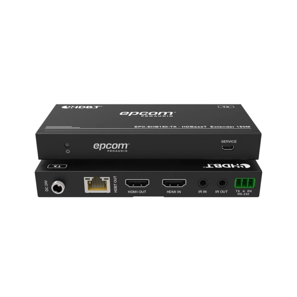Kit Extensor HDMI | 4K2K@60HZ | HDR 4:4:4 | HDBaseT | 120/150m | Salida de Audio | HDCP 2.2 | IR Bidireccional
