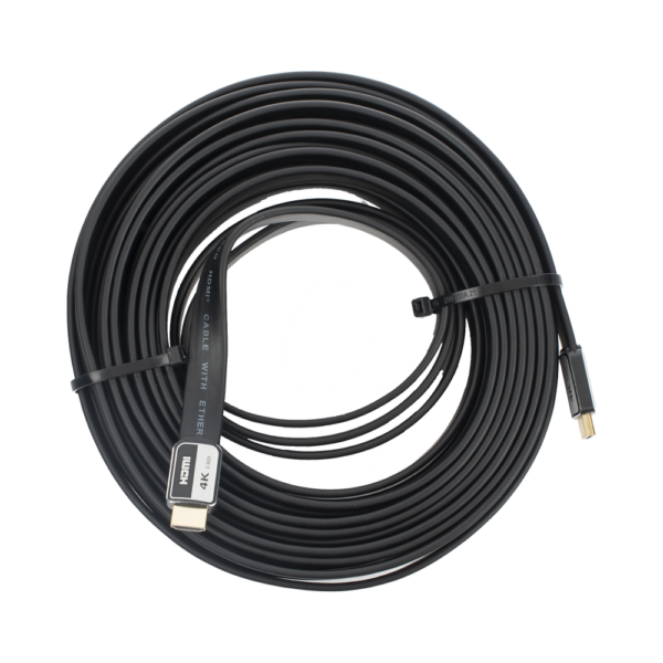 EPPH4K10M-AD-1-l.png Cable HDMI de 10 Metros (32.81 Pies) | Alta Definición | Versión 2.0 | Alta Velocidad 18Gbps | 4K@60Hz | Conectores Chapados en Oro | Tipo Plano