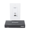 EPPWPB70-AD-6-l.png Kit Extensor HDBaseT | 4K2K@60Hz 40m | 1080p 70m | Función PoC | IR Bidireccional | RS-232 |