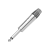 MP2X-l.png Conector 1/4 | Mono | Carcasa Cromada Perla | Contacto Niquelado | cable OD 4-7 mm