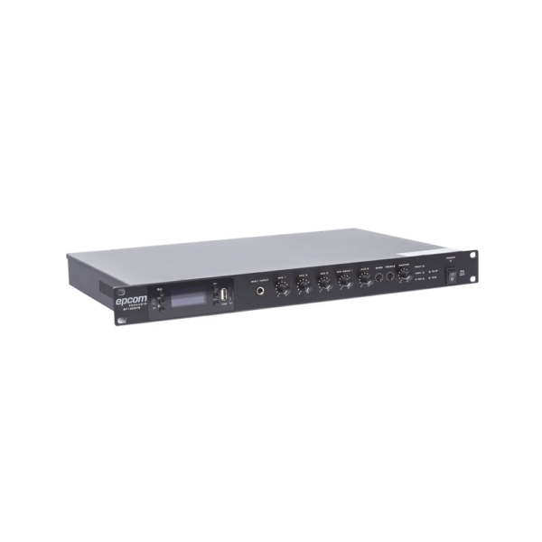 SF120DTB-AD-1-l.png Amplificador Mezclador | 120W RMS | Sistema 100V y Baja Impedancia | MP3 | Tuner | Bluetooth | Música ambiental y Voceo