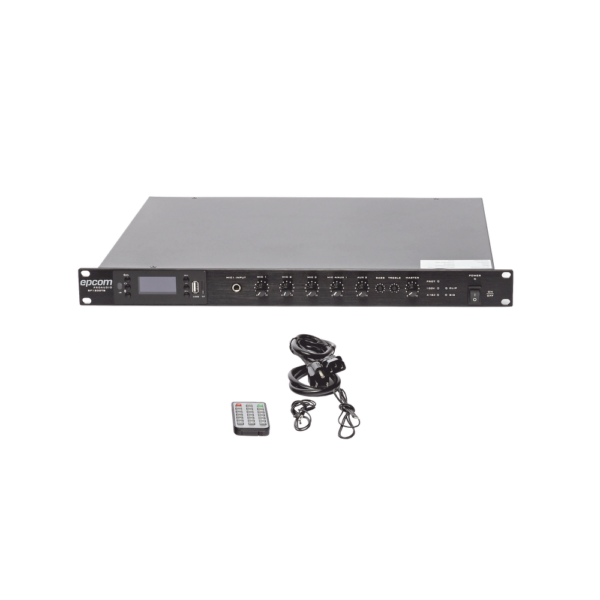 SF120DTB-AD-4-l.png Amplificador Mezclador | 120W RMS | Sistema 100V y Baja Impedancia | MP3 | Tuner | Bluetooth | Música ambiental y Voceo