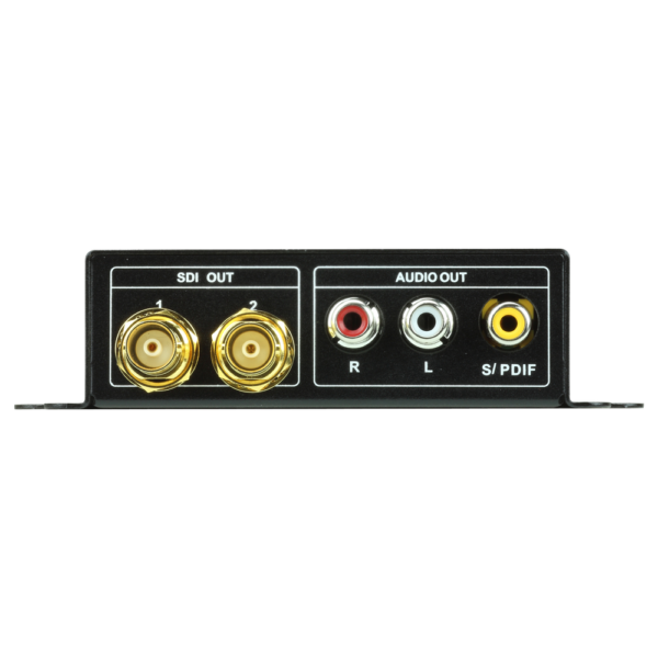 VC840-AD-1-l.png Conversor de HDMI a 3G-SDI/Audio, Formatos SD-SDI, HD-SDI, 3G-SDI, Detección Automática de señal