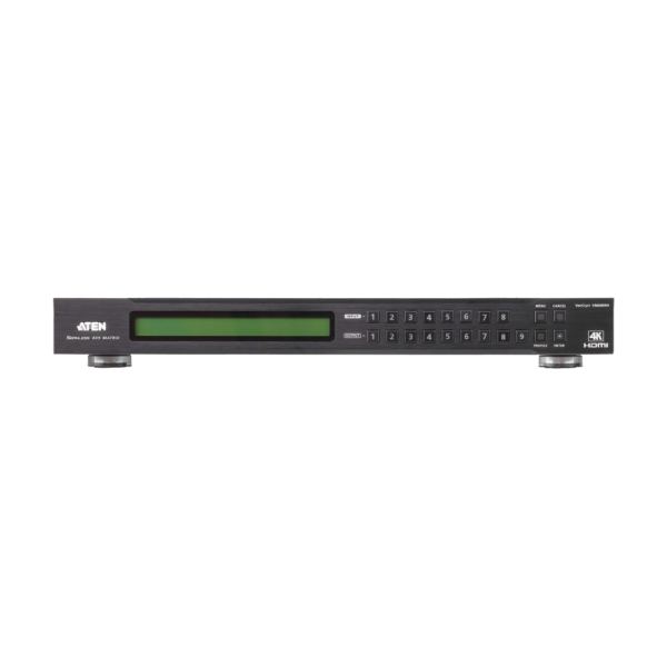 VM6809H-FRENTE-l.png Matriz HDMI 8x9 | Escalador 4K | HDCP 2.2 | Compatible con VideoWall | EDID Expert
