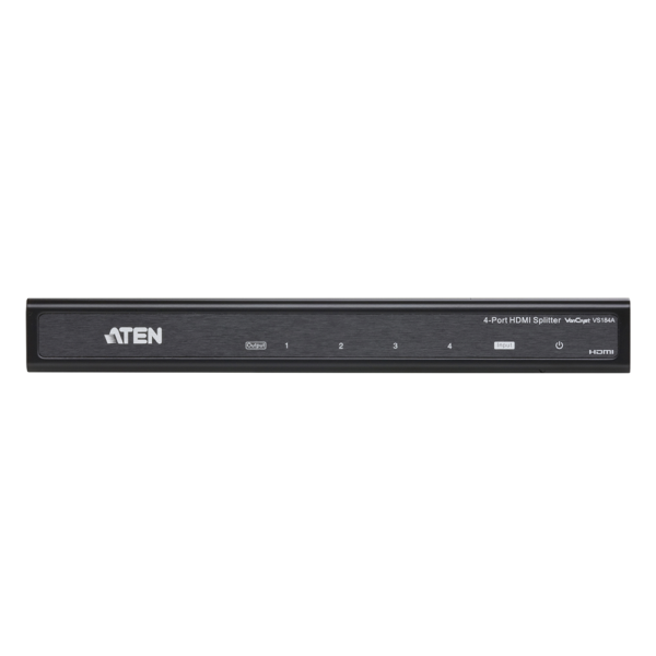 VS184A-AD-2-l.png Splitter HDMI | 1 x 4 | True 4K @ 60 Hz | HDCP 2.2 | EDID Expert™ | HDR 4:4:4 | Plug & Play
