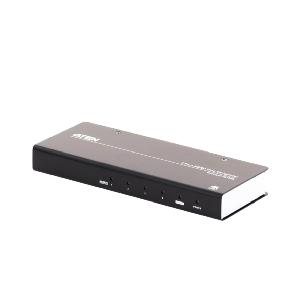 VS184B-AD-2-l.png Splitter HDMI | 1 x 4 | True 4K @ 60 Hz | HDCP 2.2 | EDID Expert™ | HDR 4:4:4 | Plug & Play