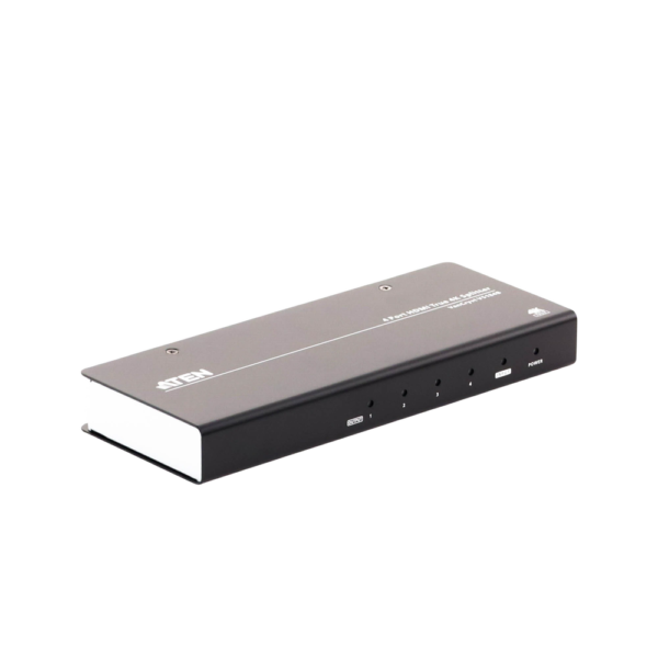 VS184B-AD-3-l.png Splitter HDMI | 1 x 4 | True 4K @ 60 Hz | HDCP 2.2 | EDID Expert™ | HDR 4:4:4 | Plug & Play