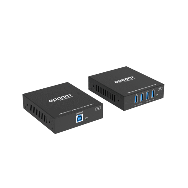adicional_1S1000-167.png Extensor USB 3.0 | Hasta 100 m por CAT6a | PoC Bidireccional 24 Vcc | RS-232 | 4x USB-A
