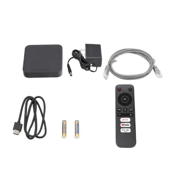 adicional_1S1000-90.png STB 4K Android con Google TV / Alto Rendimiento / Conexión Wi-Fi y por Cable / Control Remoto Bluetooth / Salida HDMI / APP Hik Connect Pre-instalada / Software de Gestion para ISPs/ Para modo desarrollador leer la nota en la descripcion