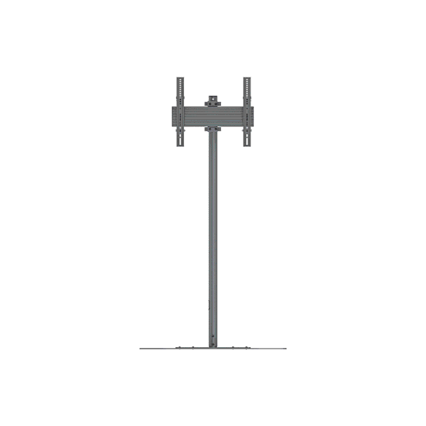 frontal_0S1000-122.png Soporte de Piso para Pantallas de 32 - 65 pulgadas| Vesa 600 x 400| Altura de 1.5mts| carga maxima soportada 50Kg.