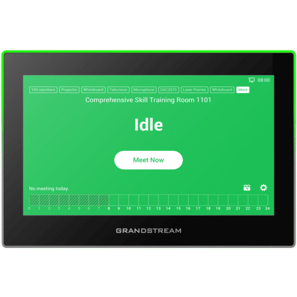 lateral_izquierda_0S1000-100.png Estación de Intercomunicación SIP con Wi-Fi 6, Bluetooth y Control Total para Agendamiento de Salas y Edificios Inteligentes (Color Negro)