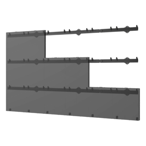 portada_0S1000-14.png Sistema de Montaje Universal para paneles LED dvLED / SEAMLESS Connect / 6x6 Paneles / Capacidad (409.1 kg) / Aluminio / Ajuste de Precisión / Hasta 162" 3.60 x 2.03 m