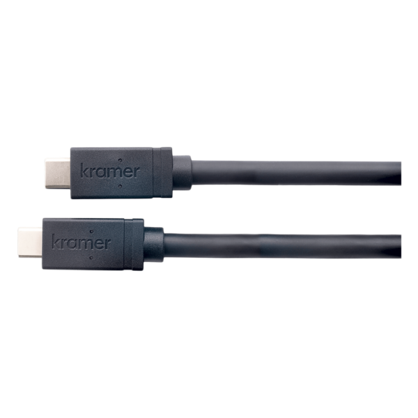 portada_0S1000-17.png Cable USB 3.2 GEN-2 Full Featured | USB-C (M) a USB-C (M) | Active | 10 Gbps | 100W PD | 4K@60 | Ethernet 1 Gbps | K-Lock | 4.60 mts