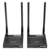 Extensor Inalámbrico HDMI| Con KVM | 4K@60Hz 4096x2160 | Tecnología ipcolor | Banda 5G 5.18-5.24 GHz | Distancia 50 m | Conexión de Hasta 1 a 4