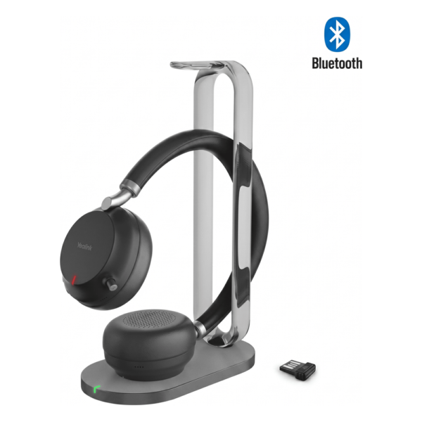portada_0S1000-196.png Diadema Inalambrica BH76 Plus With Charging Stand UC Black USB C/A de Yealink con ANC Híbrida y Estación de Carga Premium