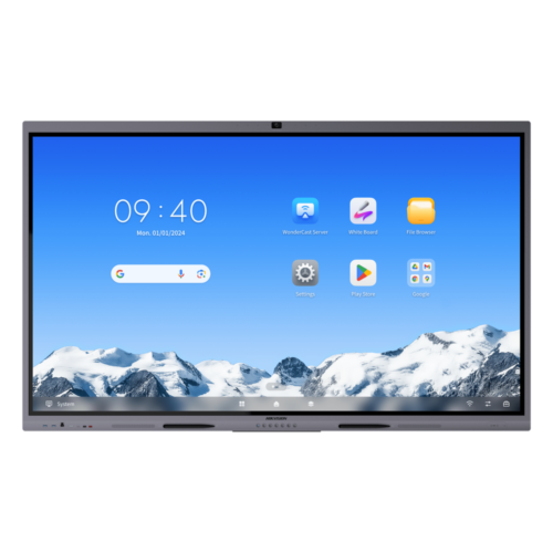 portada_0S1000-264.png Pantalla Interactiva Touch de 65" Android 14 / Asistentes IA / Google Suite Preinstalado con Certificación EDLA / Cámara Web 8 MP / Resolución 4K / Bocinas Integradas / Entradas HDMI y VGA / Incluye 2 Lápices para Escribir