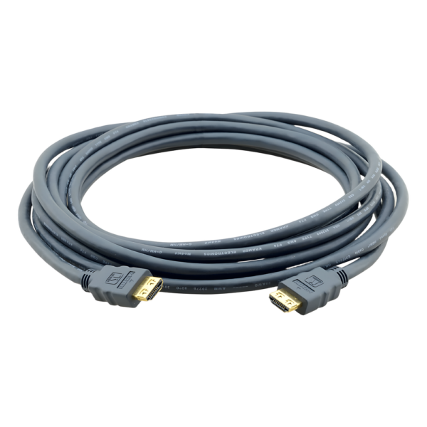 Cable HDMI Premium| Longitud .90 m | Alta Velocidad 18 Gbps | 4K@60Hz (4:4:4) | Conectores Dorados 24K | K-Lock Resistentes | Triple Blindaje | Certificado Premium