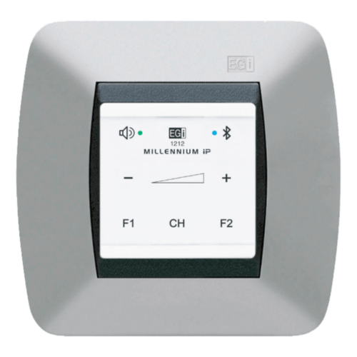 Mando Bluetooth IP | Control Táctil | Compatible Sistema Millennium | Alimentación PoE | Color Blanco |