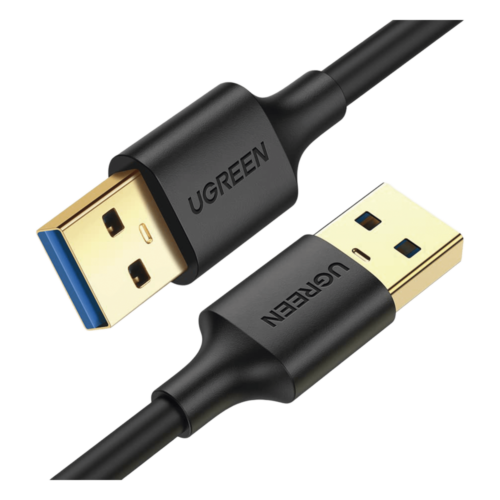 Cable USB-A 3.0 a  USB-A 3.0 / 3 Metros / Macho a Macho / Conector Niquelado / Núcleo de Cobre Estañado / Blindaje Múltiple / Velocidad 5Gbps / No Requiere Controlador / Compatible con USB 2.0 Y USB 1.1