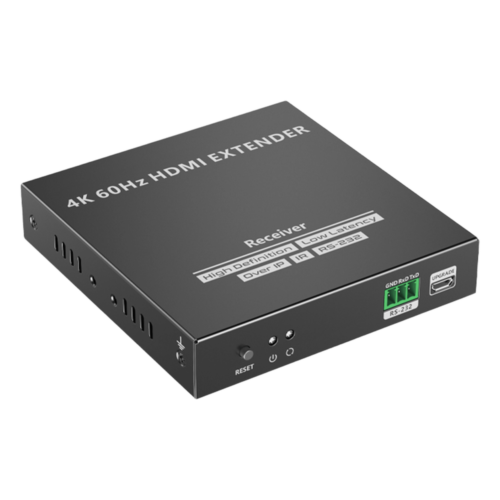 Receptor Compatible para Kit TT582 | 4K @60Hz | Cat 6, 6a y 7 |  hasta 120 metros |