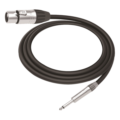 Cable de Audio | XLR 3 Polos Hembra a Plug 1/4 in mono | Conector Seetronic Serie M SCMF3 - MP2X | Longitud 5m