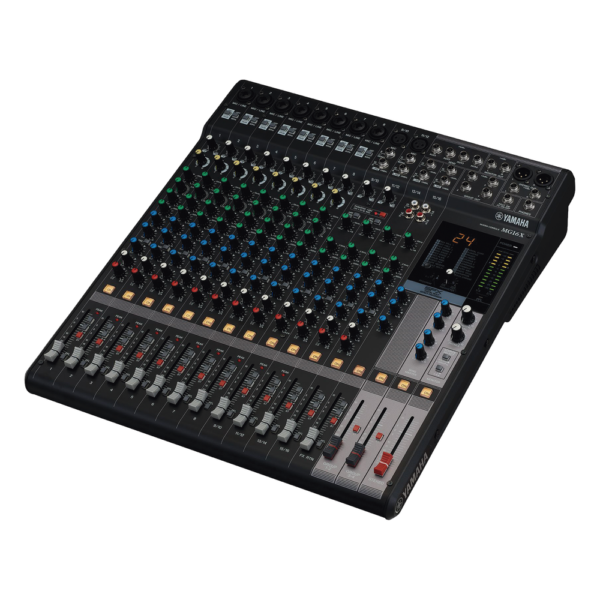 Mezcladora de Audio | 16 Canales | 10 Entradas de Micrófono | Entradas de Línea | Efectos | (MG16X)