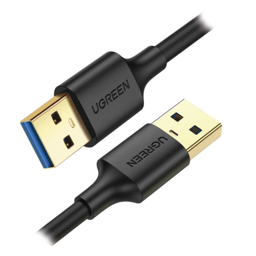 portada_0S1000-492.png Cable USB-A 3.0 a USB-A 3.0 / 2 Metros / Macho a Macho / Conector Niquelado / Núcleo de Cobre Estañado / Blindaje Múltiple / Velocidad 5Gbps / No Requiere Controlador / Compatible con USB2.0 Y USB 1.1