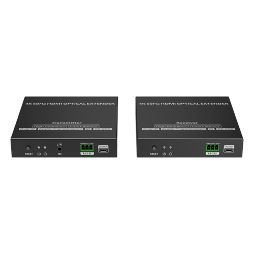 portada_0S1000-527.png Kit extensor por fibra óptica | Hasta 40 kilómetros| 4K@60Hz | con IR | RS232