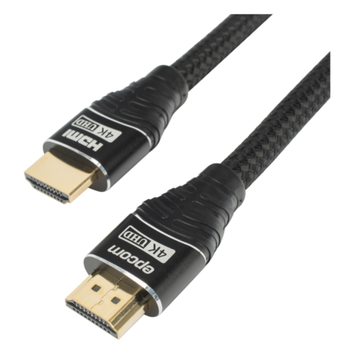 Cable HDMI de 10 Metros (32.81 Pies) | Alta Definición | Longitud | Versión 2.0 | Alta Velocidad 18Gbps | 4K@60Hz | Conectores Chapados en Oro | Tipo Redondo