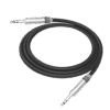 portada_0S1000-550.png Cable de Audio | Plug 1/4 in a Plug 1/4 in Stereo | Carcasa Cromada | Conectores Seetronic | Longitud 5m