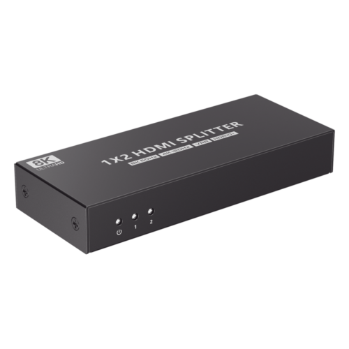 Splitter HDMI 1x2 | Velocidad de trasmisión 48 Gbps| Resolución 8k | Salida de audio| HDCP 2.3