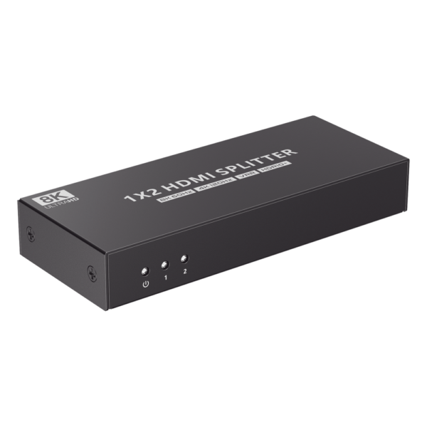portada_0S1000-558.png Splitter HDMI 1x2 | Velocidad de trasmisión 48 Gbps| Resolución 8k | Salida de audio| HDCP 2.3