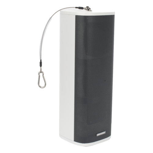 Bocina (Altavoz IP) | Tipo Columna | 60 Watts | No requiere amplificador | Exterior IP66 | Entrada de alarma | Voceo en tiempo real | Calendarización de audios | Micrófono y altavoz integrado
