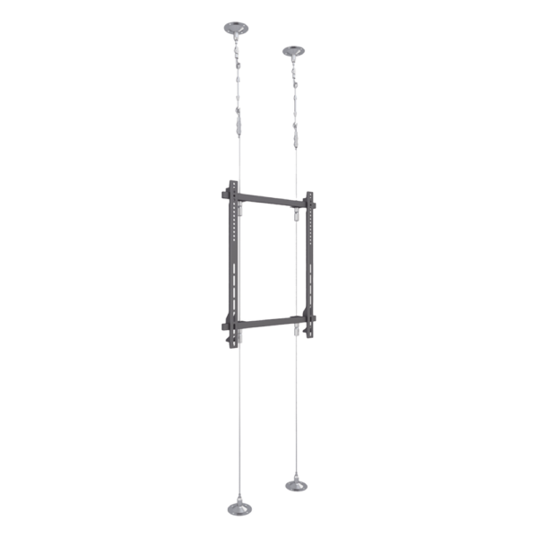 portada_0S1000-602.png Montaje Cableado de Acero| Suelo a Techo| Capacidad Máx. de Carga 30kg| Para Pantallas de 32" ~ 75"| VESA 400 x 600