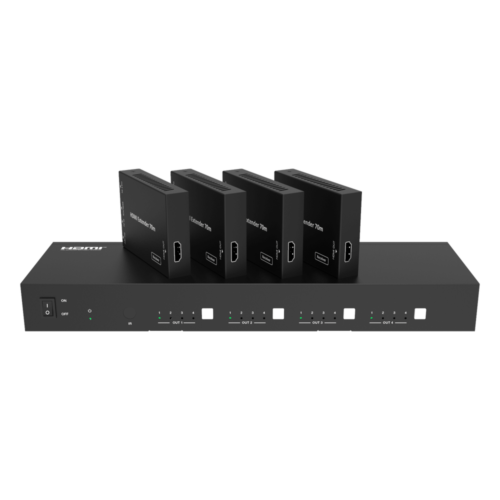 Extensor 4x4 HDMI sobre CAT 70 metros